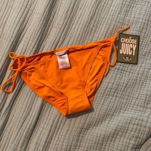 NWT Juicy Couture Orange String Suit Bottom
